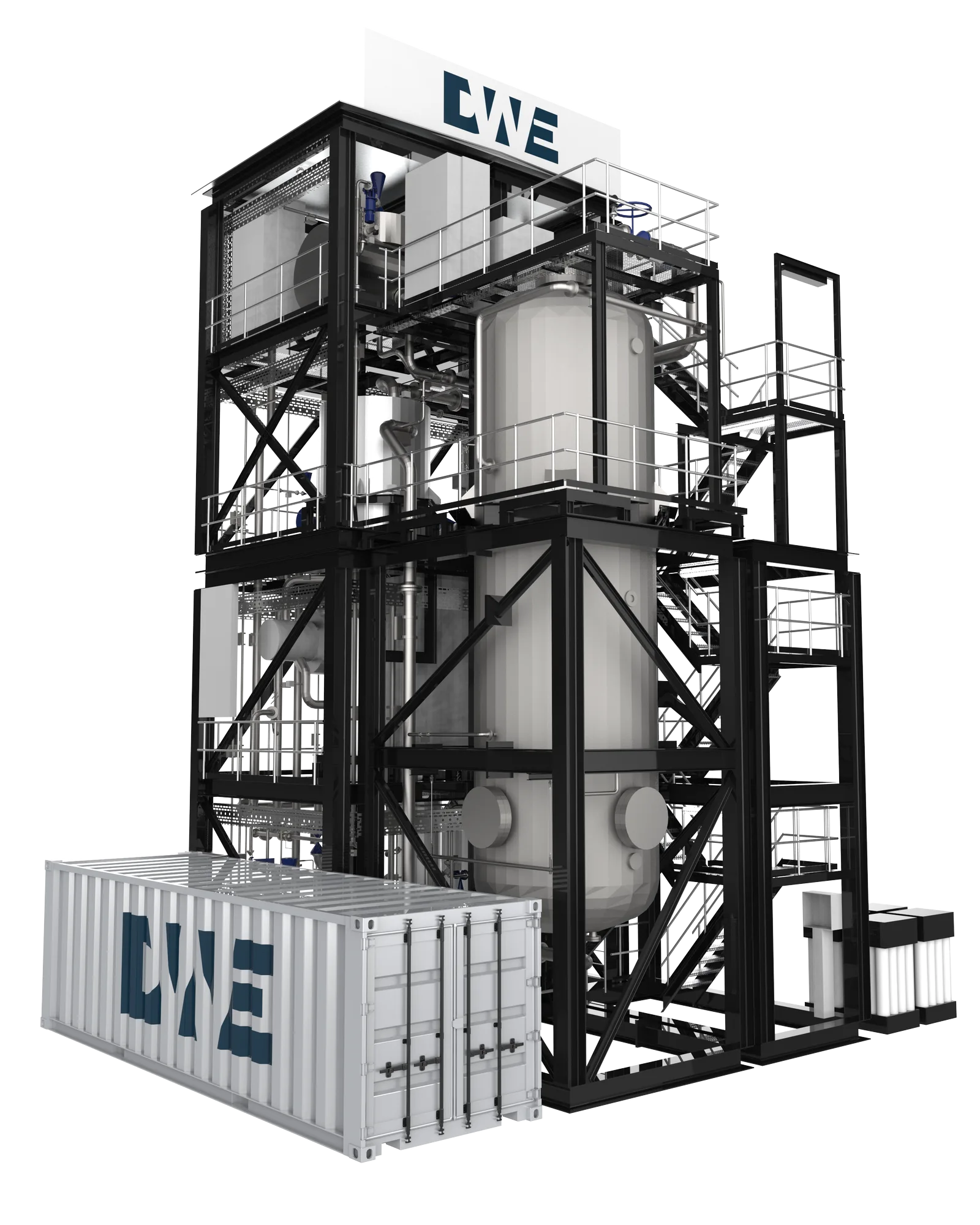 Methanol-Skid von DWE als betriebsbereites Modul